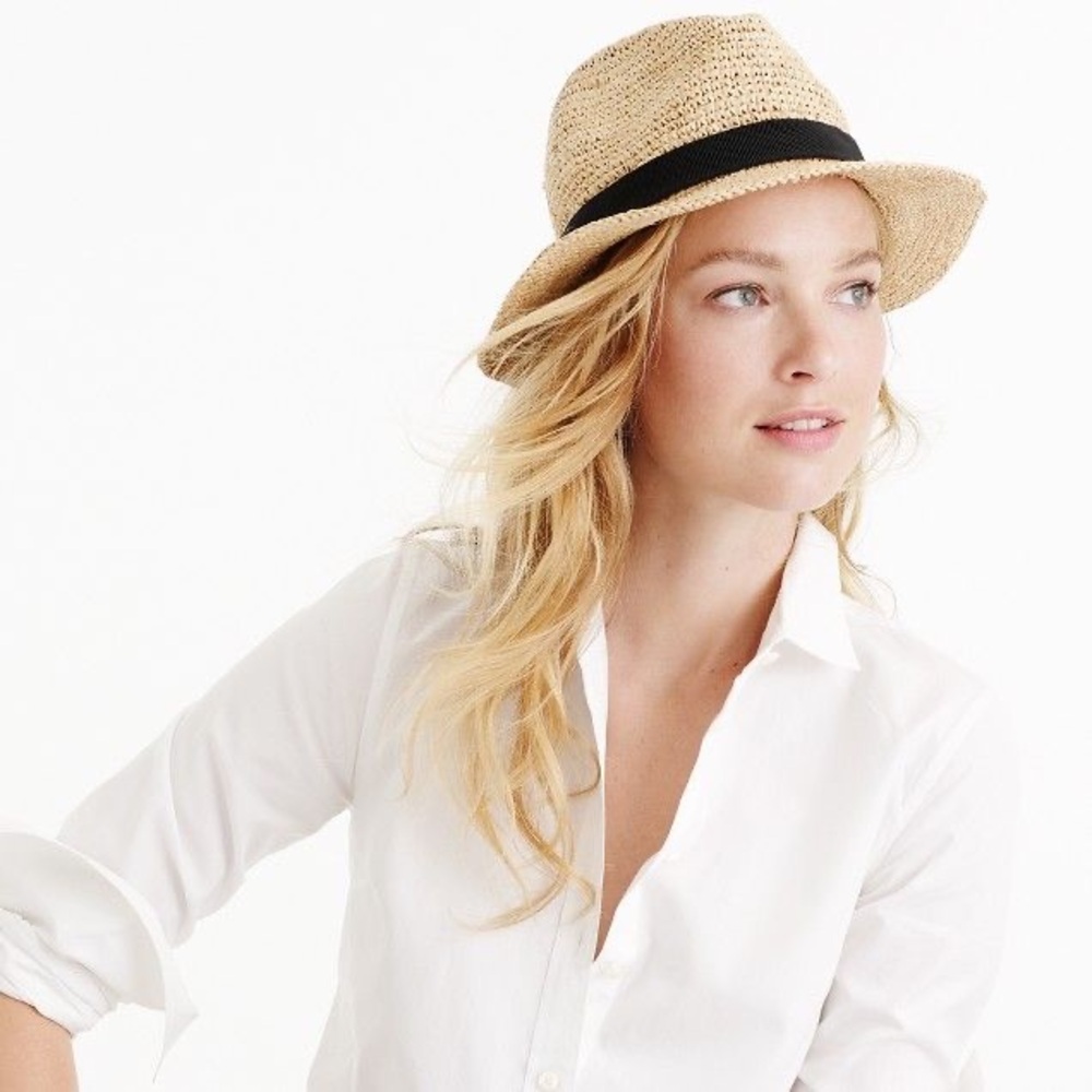 J.Crew straw hat